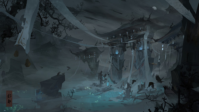 03 11:55:01自过鬼门关外天,命同人鮳瓮头船场景jydl同采自artstation