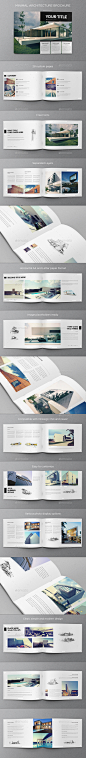 Minimal Architecture Brochure - Brochures Print Templates