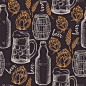 啤酒,矢量,背景,四方连续纹样,精酿啤酒,手工食品和饮料,啤酒节,酒桶,酿酒厂,菜单