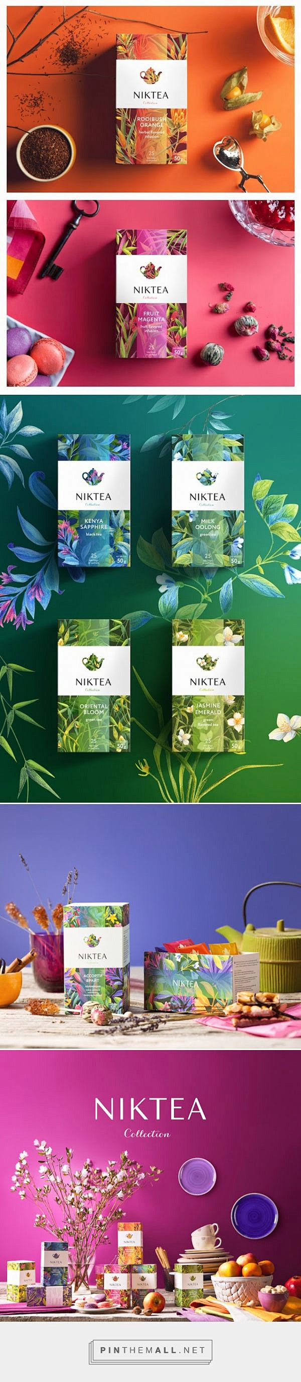 Niktea 茶包装设计欣赏-有味道的色...