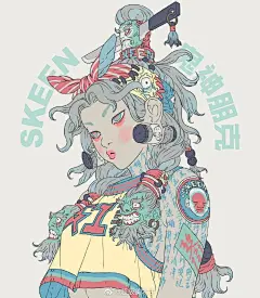 充满神秘玄幻的鬼魅朋克
.
人物插画、概念设计师
.
ZeenChin ​​​​