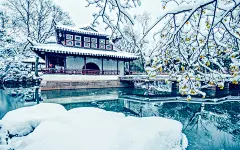 诗意江南雪景唯美高清桌面壁纸