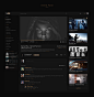 YouTube Redesign : This is my vision of YouTube Premium. The dark interface will reproduce the cinematic experience and affects the viewer on the deep level.