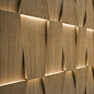 凹凸排练的木纹墙面装饰板3D模型（OBJ,FBX,MAX） 
