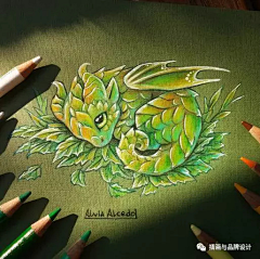 飞旋的叶子采集到00.2插画素材