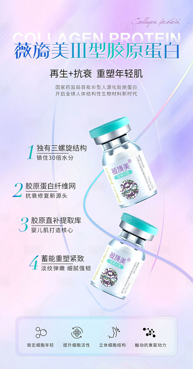 医美胶原蛋白海报-源文件