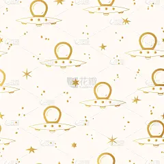 可爱的,船,太空船,壁纸,不明飞行物,四方连续纹样,儿童,背景,卡通,未来