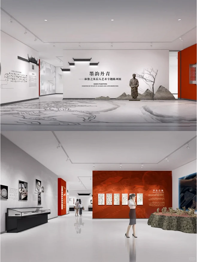 艺术博物馆室内展陈设计方案｜案例 - 小红书-花瓣网