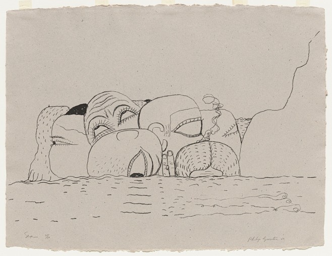 Philip Guston. Sea. ...