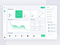 Sprint Report Dashboard web vector minimal flat website 2019 design ux app clean ui