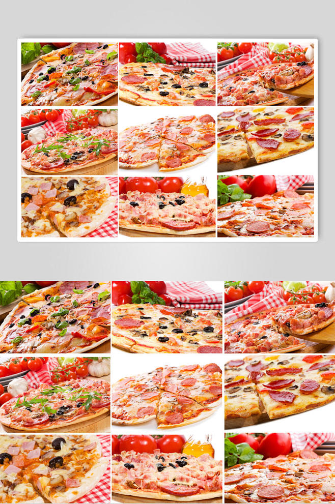 精品美味美食披萨食品摄影图片