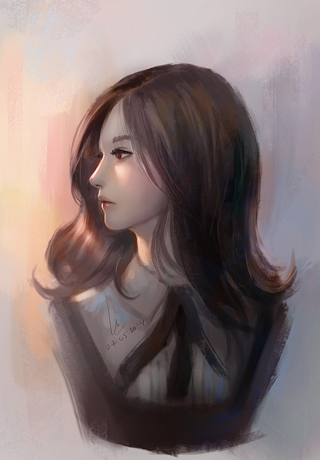 Doodle girl 6 by cha...