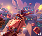 Clash Royale Key Art | Santa Hog Rider