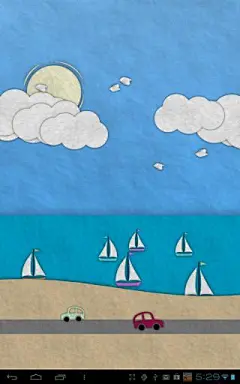 [画纸风动态壁纸 Paperland Pro Live Wallpaper]画纸风动态壁纸Paperland Pro Live Wallpaper看着很有童趣。动态壁纸比较坑爹的就是费电，不过从市场评论上来看大家都对它电池消耗挺满意。比起一些比较庞大华丽的动态壁纸，这款在体积小的同时选项也比较简单，没有什么细节调整。