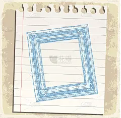 手绘画框