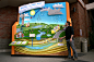 Interactive Water Education Display : Children are the key audience for this colorful educational display that teaches important lessons about water, wetlands, plants and animals. Interactive displays, activities and kid-friendly graphics engage children 