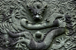 中国龙,雕刻物,大鹏金翅鸟迦楼罗,风水,道教,古董,艺术,水平画幅,符号,古老的