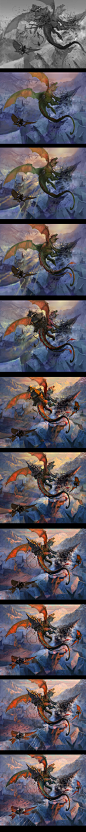 Making of "Tragedy in the sky" by *Pervandr on deviantART