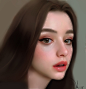 Skin texture practice, Nhu Lam : Ref: https://i.pinimg.com/originals/16/a3/c0/16a3c0f6c631c4f2fe00e6d98573ba73.jpg