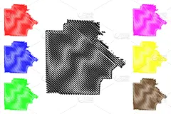 Tuscaloosa,阿拉巴马州,国内著名景点,边界,现代,草图,城市,乱画,剪影