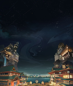 白桃乌龙阿采集到阴阳师场景