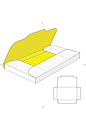 ai包装盒刀版图设计盒型展开图模切刀模刀线模板