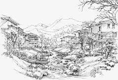 非常漂亮的耿庆雷建筑钢笔速写 | 新鲜创意图志