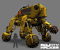 Bounty Hacker - Machine concept, Nick Carver : Industrial robot design.