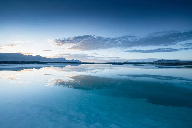 青海省,翡翠湖,天空,远景,盐湖图片ID...