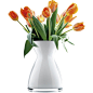 丹麦Eva solo Florentine vase 花瓶/花插 20cm 白色 E567310
