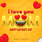 母亲节可爱3D表情爱心主题模板插图4