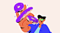 motion graphics  ILLUSTRATION  Characters Design colors