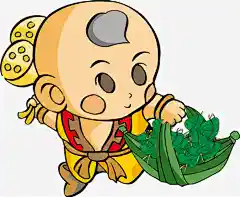 提粽子的小男孩动漫人物