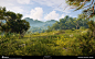 Assassin's Creed Odyssey - Spring Biome, François-Philippe L. Gauvin : On this project, I worked as a Landscape Artist in the Biome team. I was responsible for the creation of visual targets for the 3 main biomes and their sub-biomes. I also worked on lan