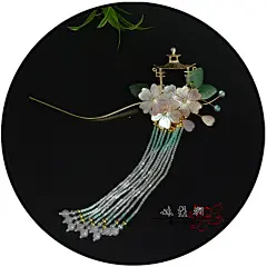 姝鬟涧 包邮手工古典长流苏发簪子盘发步摇汉服配饰古装古风头饰-淘宝网