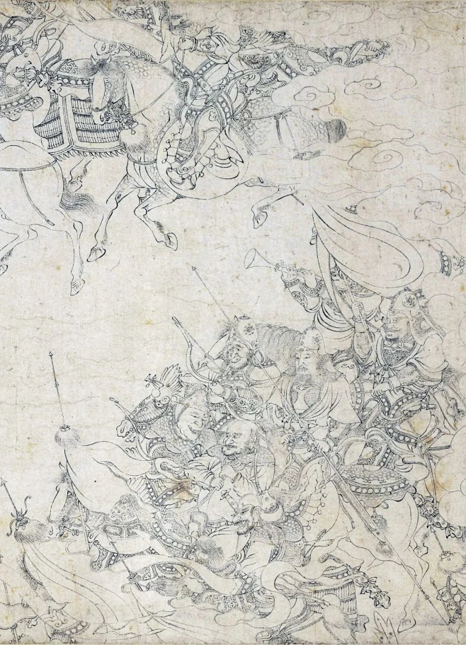 宋画之美｜北宋 李公麟 《免胄图》_5_御宋_来自小红书网页版-花瓣网