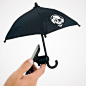 Hell in a Handbasket: An Umbrella for Your Smartphone  - Core77 : Like The Shadey (above), this "product design" below is probably not going to make it into the MoMA. Yet another symptom of something amiss in our society, it's a $22 "phone 