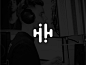 Double H music logo concept