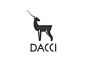 DACCI动物皮毛公司 鹿角 麋鹿 羚羊 皮毛 野生动物 山羊 黑白色 商标设计  图标 图形 标志 logo 国外 外国 国内 品牌 设计 创意 欣赏