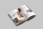 8个逼真a4宣传画册设计封面内页设计展示贴图psd样机模板 A4 Magazine Mockup插图7