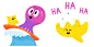 Google Allo Stickers: Fun-der the sea : The awesome people at INT Works commissioned us to create an animated sticker pack for the new Google messaging app Allo. The theme for our pack is FRIENDSHIP, these are the stickers that people should use with thei