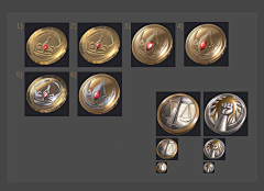 空调君采集到Game Icon - 金币元宝