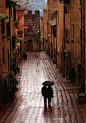 Rainy Day, Certaldo, Italy