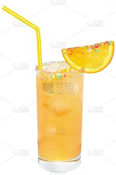 鸡尾酒,华丽的,橙汁,冰块,垂直画幅,水果,无人,苏打水,湿,玻璃杯
