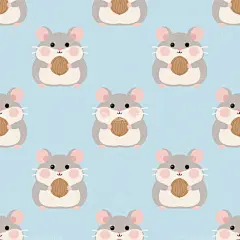 仓鼠壁纸图案高清模板免费下载-趣麦麦图