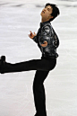 Yuzuru Hanyu competes in the Men's Short Program during day one of the 81st Japan Figure Skating Championships at Makomanai Sekisui Heim Ice Arena on...