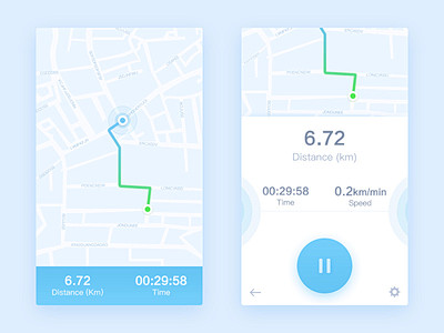 Motion record UI