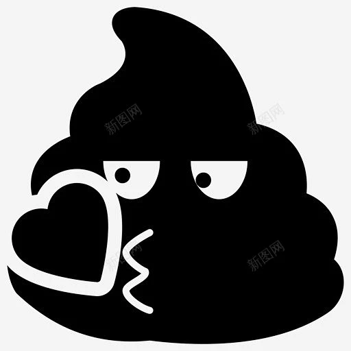 吻便便人类排泄物一堆便便图标 标志 UI图标 设计图片 免费下载 页面网页 平面电商 创意素材-花瓣网