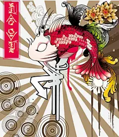 浮世绘 平面电商 创意素材