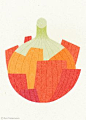 As silly as it may seem, I really love Ryo Takemasa's illustration of an onion.